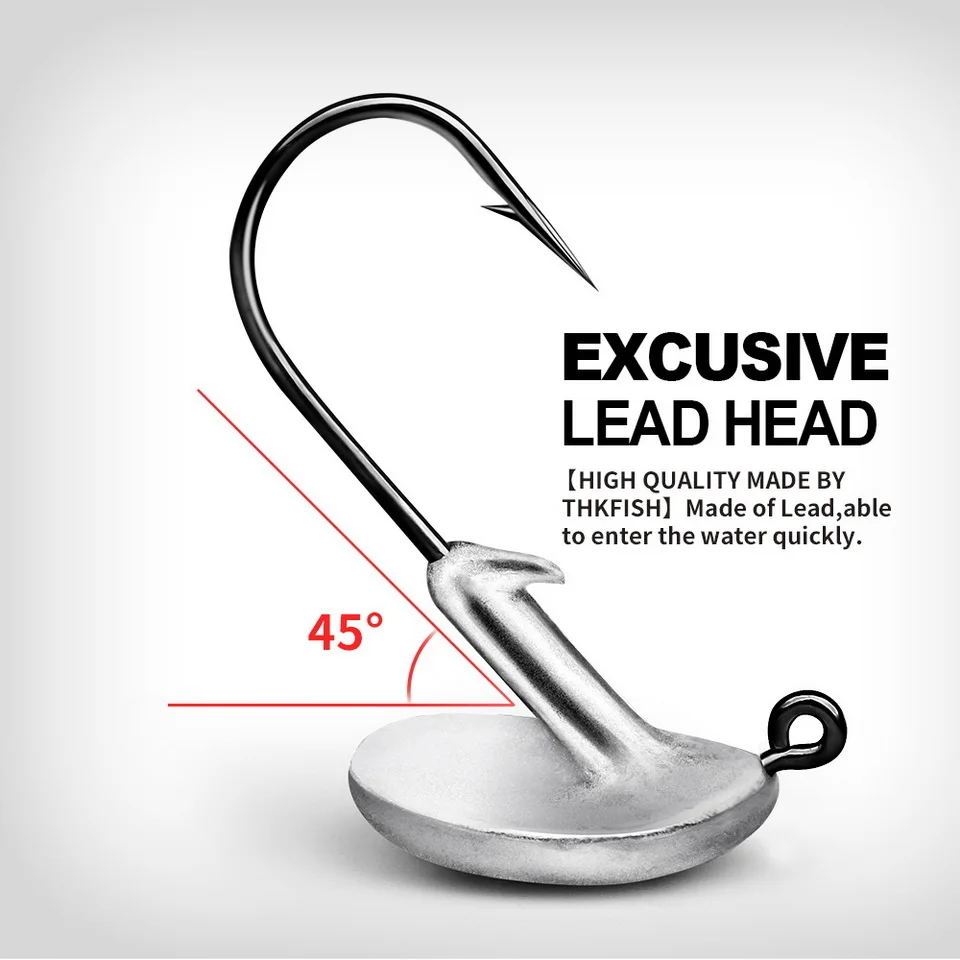 Tumbler Jig Head Hook 3.5g 5g 7g 10g 14g Fishing Hook Jigging Lure Hard Bait Soft Worm Fishhook Jig Hook For Fishing