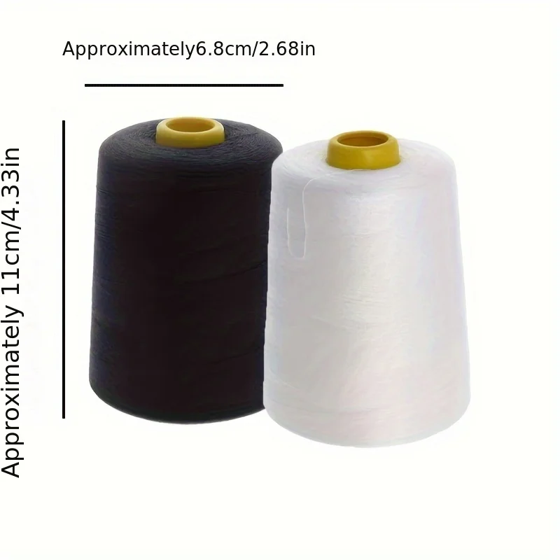 8000 Yards Sewing Thread, Clothing Sewing, Polyester 402 Thread Embroidery Thread, DIY Sewing Machine, Clothing Sewing Supplies