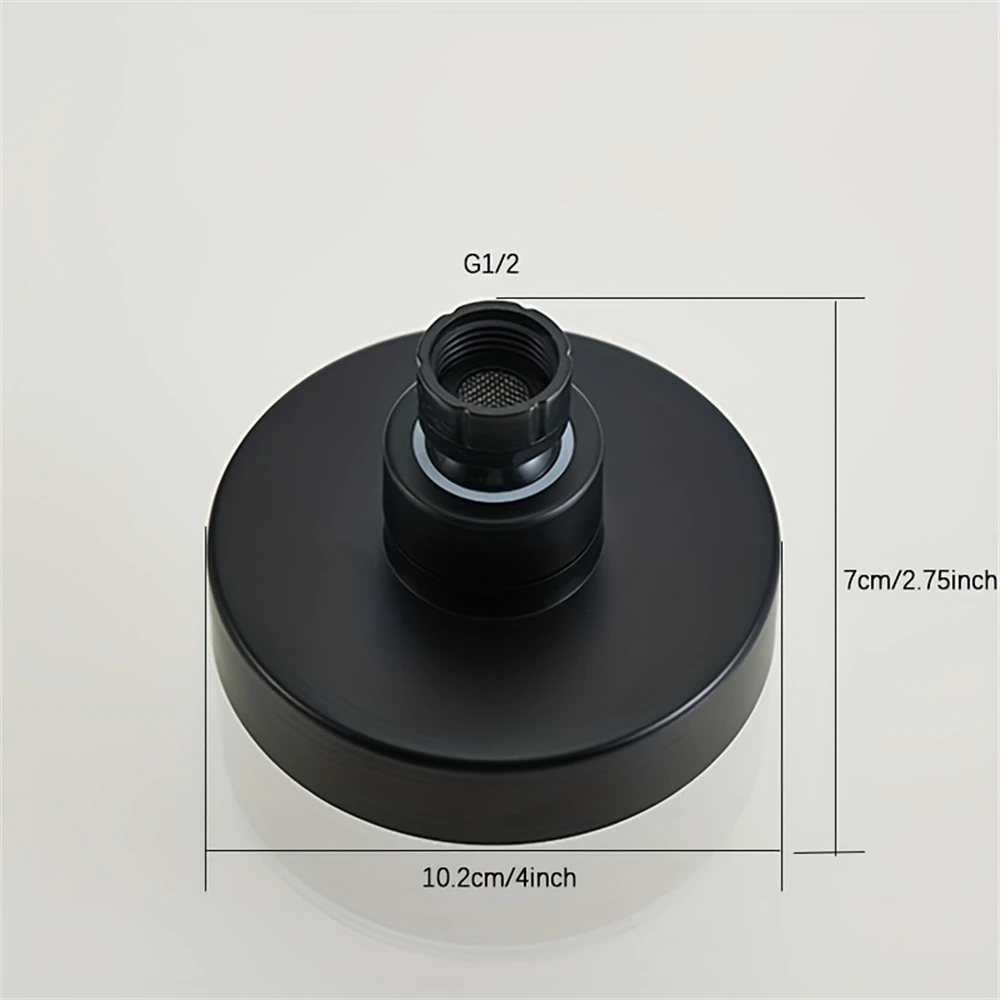 1 Piece Of Bathroom Facilities 4 Inch Black Faucet Replacement Exquisite And Compact Bathroom Beautiful Shower Head Decoration