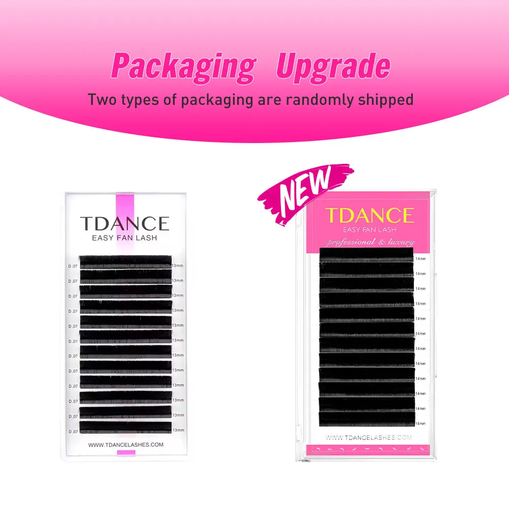 TDANCE Easy Fanning Fast Fan Blooming Eyelash Extensions Individual Lashes Automatic High Quality Flowering Volume Eyelash
