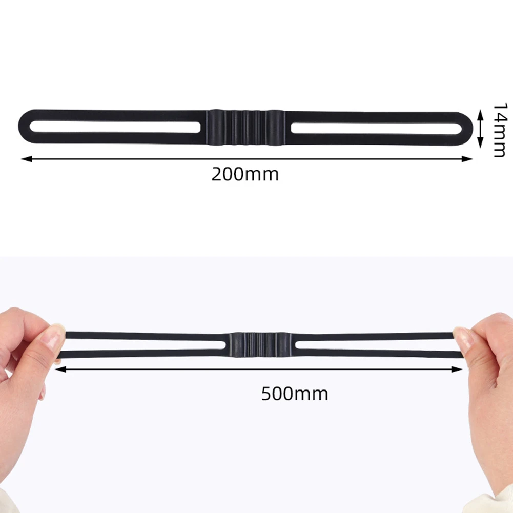 10pcs Bike Silicone Mount Band Bicycle Light Rubber Strap For Headlight Taillight Bicycle Accessories