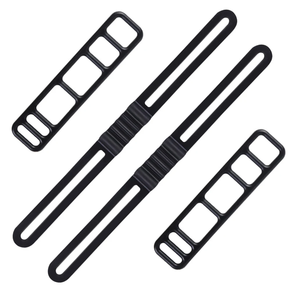 10pcs Bike Silicone Mount Band Bicycle Light Rubber Strap For Headlight Taillight Bicycle Accessories