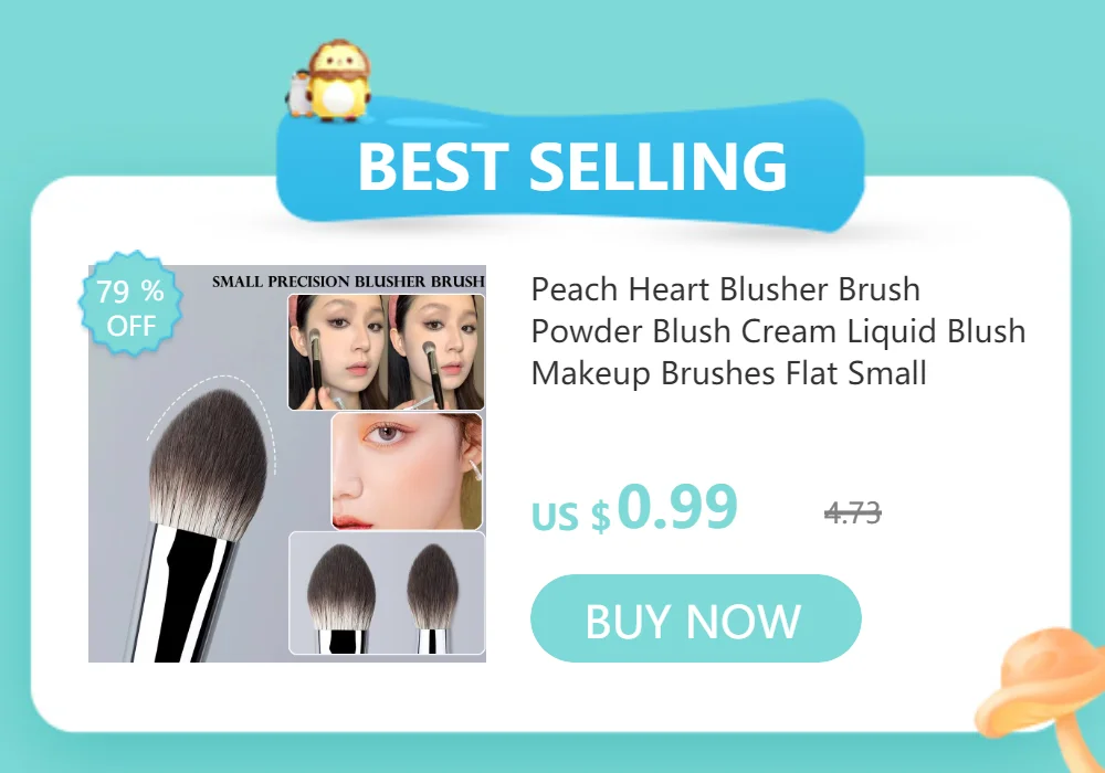 Detail Eye Shadow Brush Makeup Brush Smudge Eyeliner Smudge Brush Horse Hair Round Head Precise Eyeshadow Makeup Tool