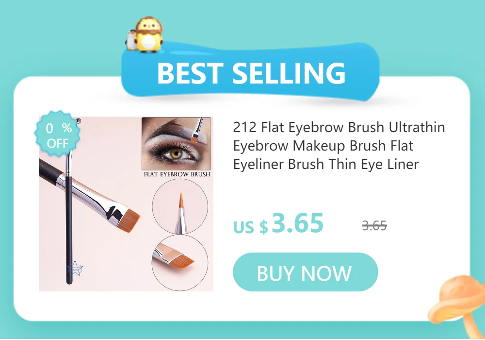 Detail Eye Shadow Brush Makeup Brush Smudge Eyeliner Smudge Brush Horse Hair Round Head Precise Eyeshadow Makeup Tool