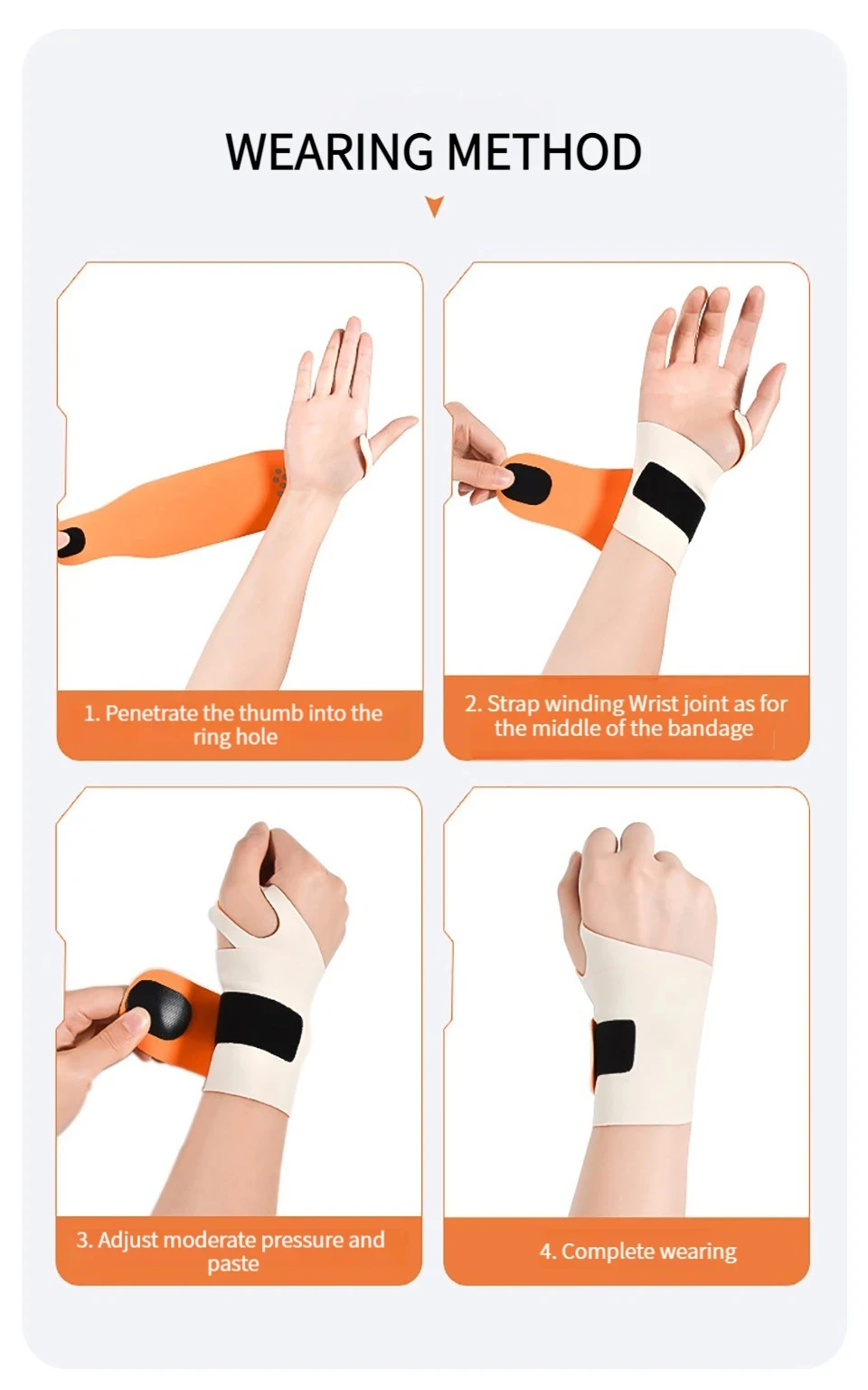 Elastic Wrist Guard Fitness Wristband Professional Splint Hand Brace Protector Band Arthritis Sprain Carpal Tunnel Tendon Sheath