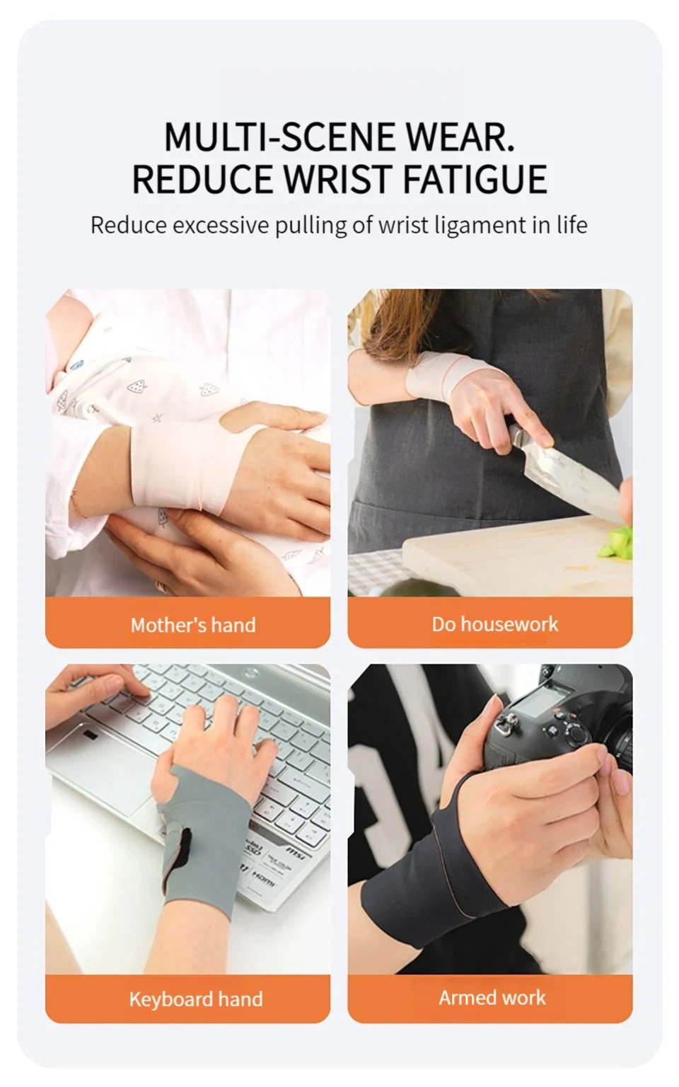 Elastic Wrist Guard Fitness Wristband Professional Splint Hand Brace Protector Band Arthritis Sprain Carpal Tunnel Tendon Sheath