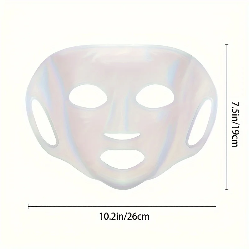 1PC 3D Silicone Facial Mask for Moisturizing-Reusable, Anti-Water Evaporation,Skin Care Tools for Women