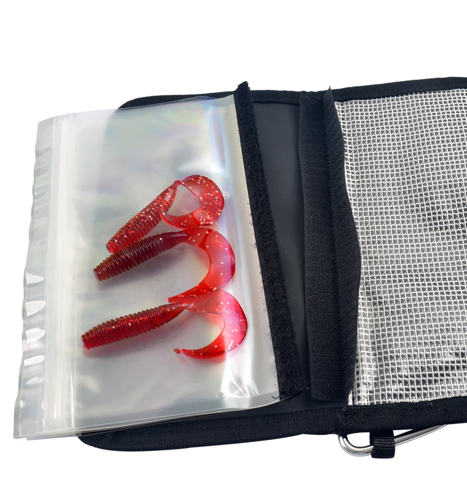 Luya Fake Bait Bag PVC Inner Bag Partitioned Waterproof Storage Bag Fishing Sorting Accessories Storage Bag