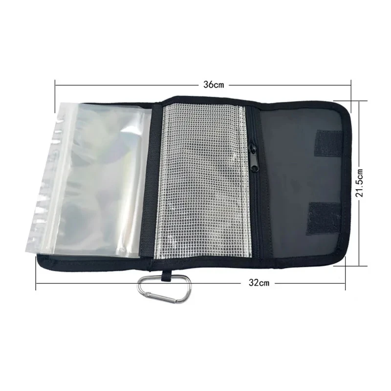 Luya Fake Bait Bag PVC Inner Bag Partitioned Waterproof Storage Bag Fishing Sorting Accessories Storage Bag