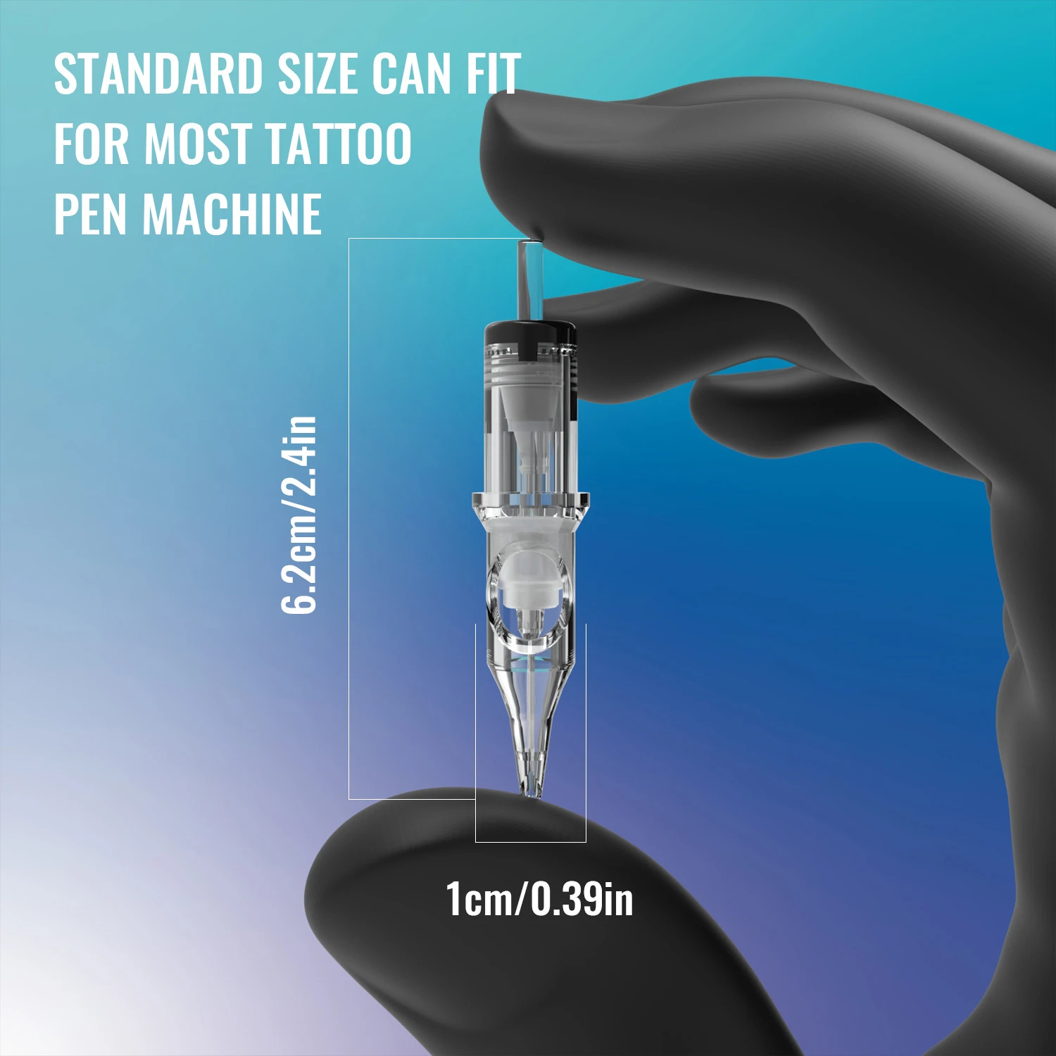 50/20PCS MIX Tattoo Cartridge Needles Individual Package Disposable Sterile Transparent Tattoo Needles for Tattoo Pen Machine