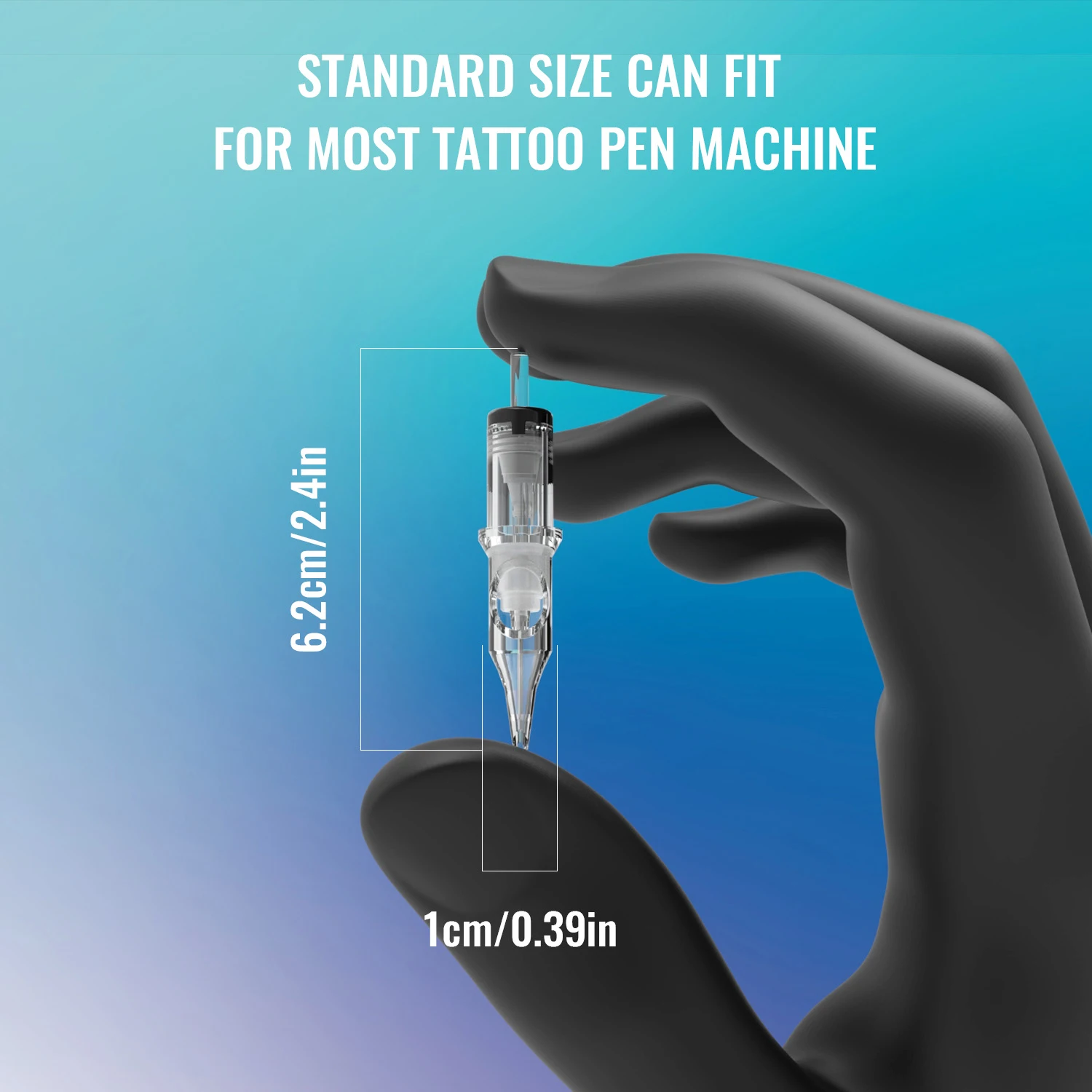 50/20PCS MIX Tattoo Cartridge Needles Individual Package Disposable Sterile Transparent Tattoo Needles for Tattoo Pen Machine