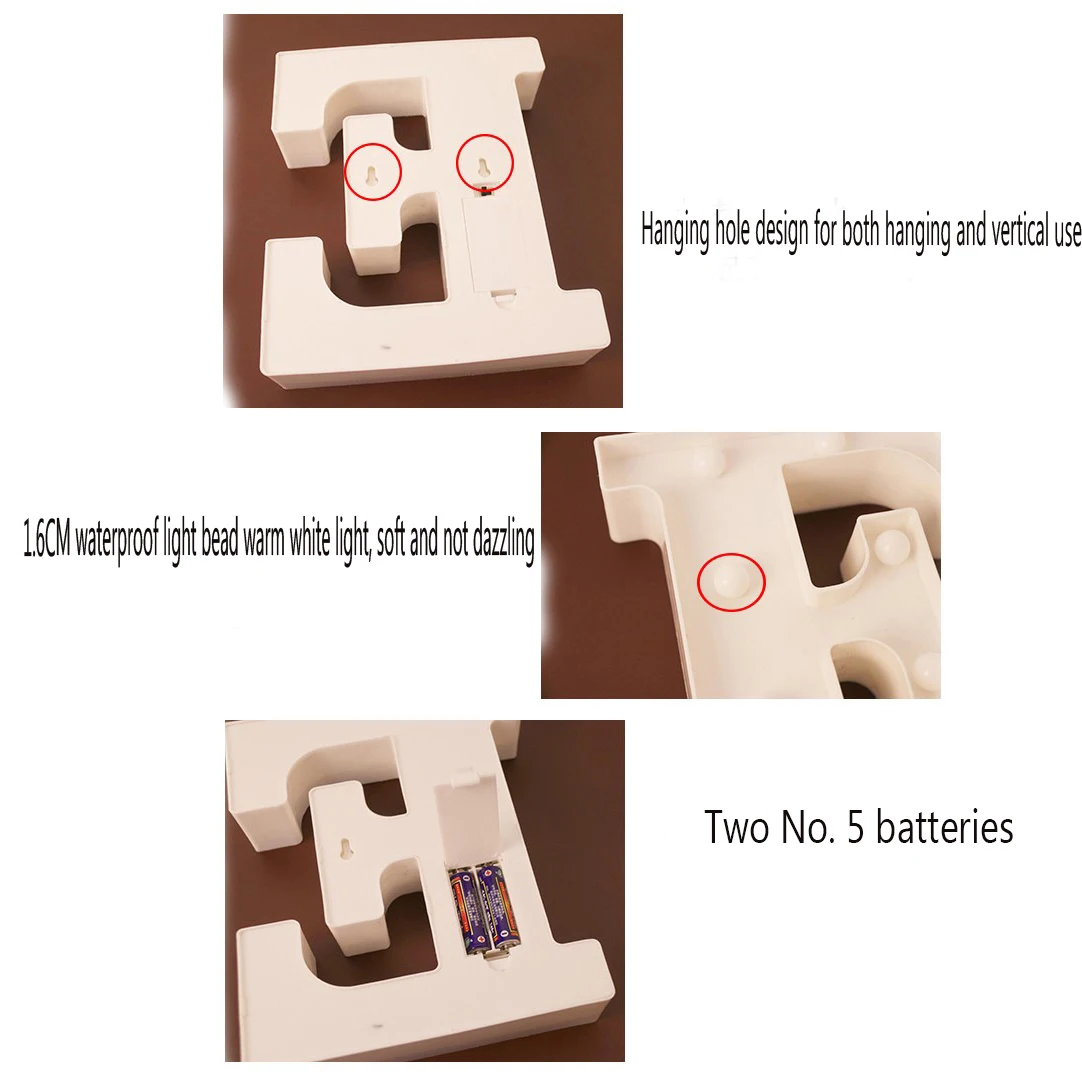 Number 0-9 LED Lights Luminous Lamp Wedding Decorative Night Light Birthday Party Bedroom Home Decoration