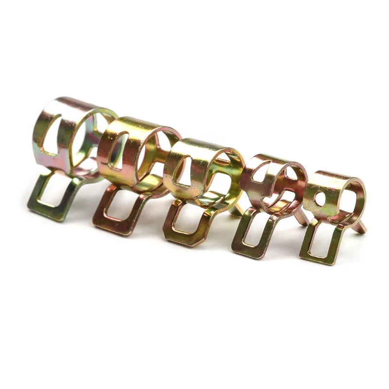 75Pcs 6mm/7mm/8mm/9mm/10mm For Choose Fuel Spring Clip Vacuum Silicon Hose Clamp Autos Spring Clip Fuel Oil Water Tube Clamp