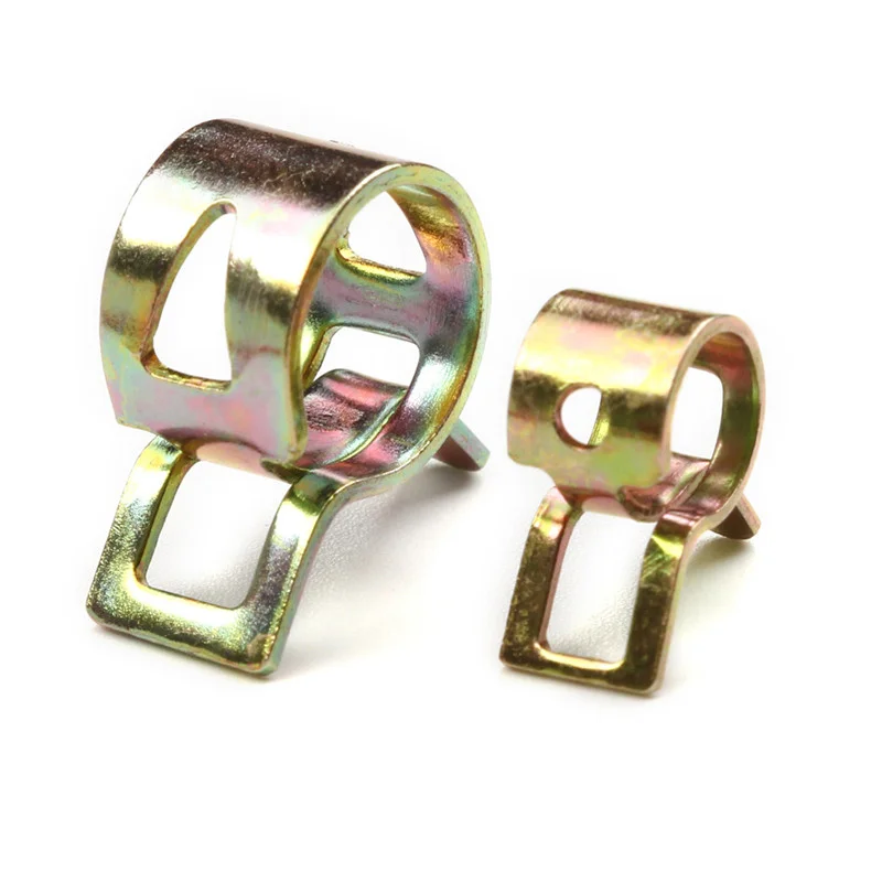 75Pcs 6mm/7mm/8mm/9mm/10mm For Choose Fuel Spring Clip Vacuum Silicon Hose Clamp Autos Spring Clip Fuel Oil Water Tube Clamp