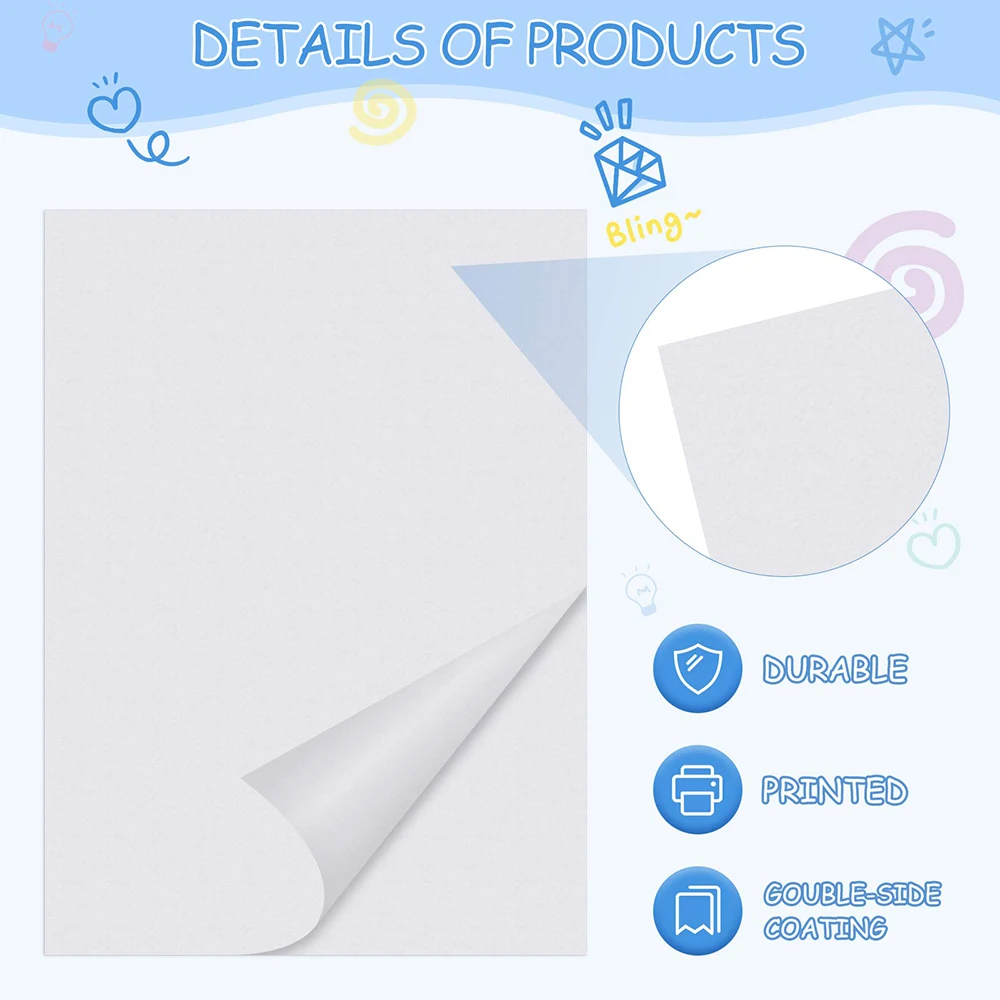 10/20/50pcs A6 Diamond Painting Release Paper Non-stick Painting Cover 5D DIY Diamond Painting Replacement Accessories