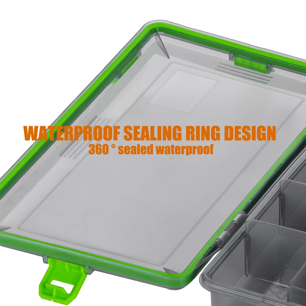 SAMOLLA Fishing Tackle Waterproof Box Lure Storage Lure Hook Boxes Baits Container Storage Case Fishing Accessories