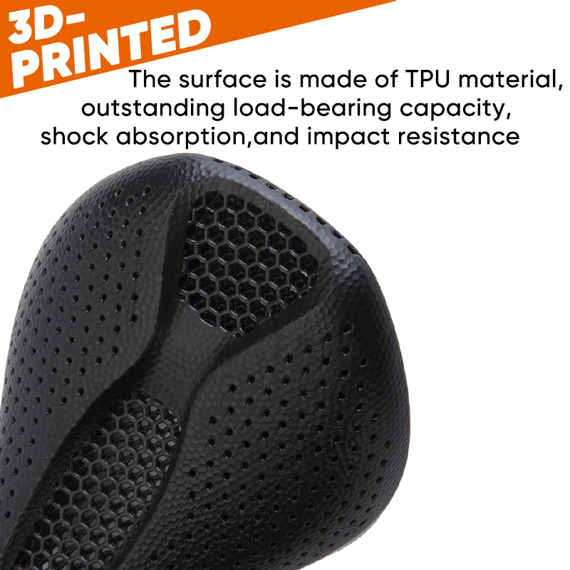 3D Printed Saddle BUCKLOS MTB Bike Seat Cushion Full Carbon Fiber Ultralight Hollow Comfortable Road Mountain Bike Saddle Parts