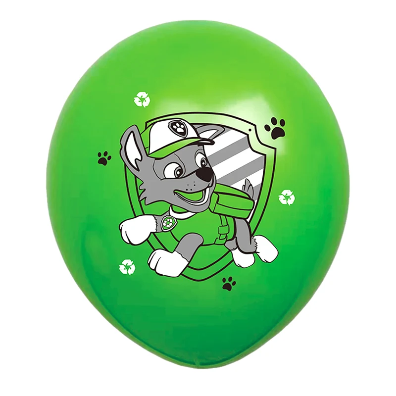 10pcs Paw Patrol Latex Balloon Party Dcorations Chase Skye Marshall Party Balloons for Kids Birthday Party Supplies Gift Toys