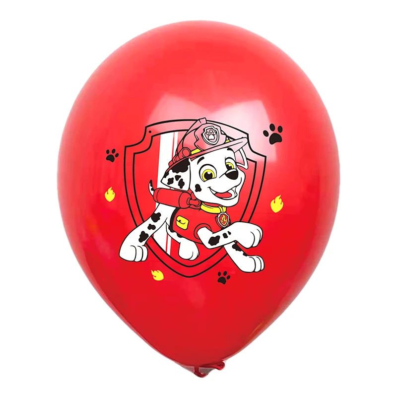 10pcs Paw Patrol Latex Balloon Party Dcorations Chase Skye Marshall Party Balloons for Kids Birthday Party Supplies Gift Toys