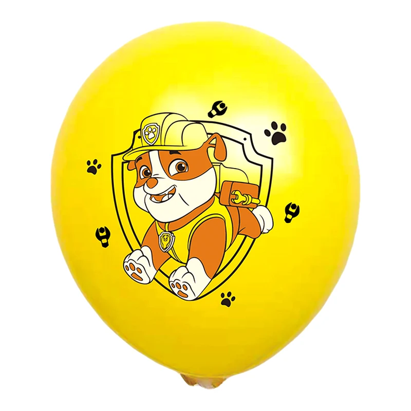 10pcs Paw Patrol Latex Balloon Party Dcorations Chase Skye Marshall Party Balloons for Kids Birthday Party Supplies Gift Toys