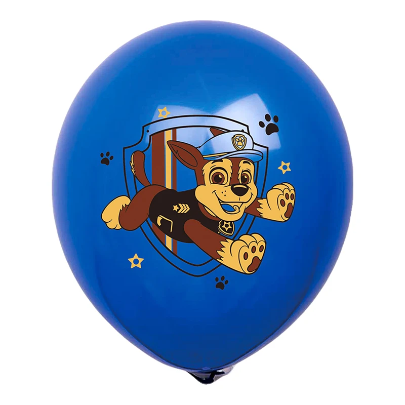 10pcs Paw Patrol Latex Balloon Party Dcorations Chase Skye Marshall Party Balloons for Kids Birthday Party Supplies Gift Toys