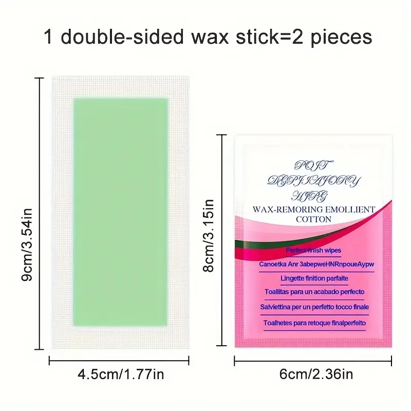 10/20/30/50 Pcs Depilatory Wax Strips For Hair Removal Wax Paper Cold Wax Strips Paper For Face Neck Arm Leg Body Beauty Tools
