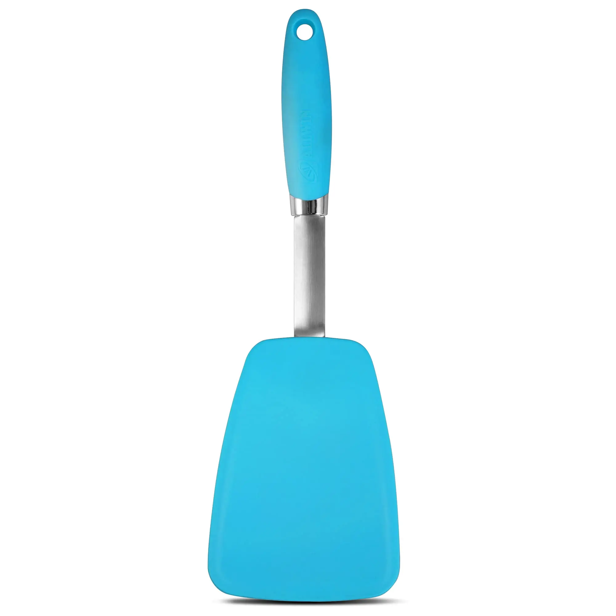 13in Flexible Silicone Spatula Heat Resistant Turner Non-Stick Cooking Shovel Good Grip Steak Turner For Flipping Frying Pancake