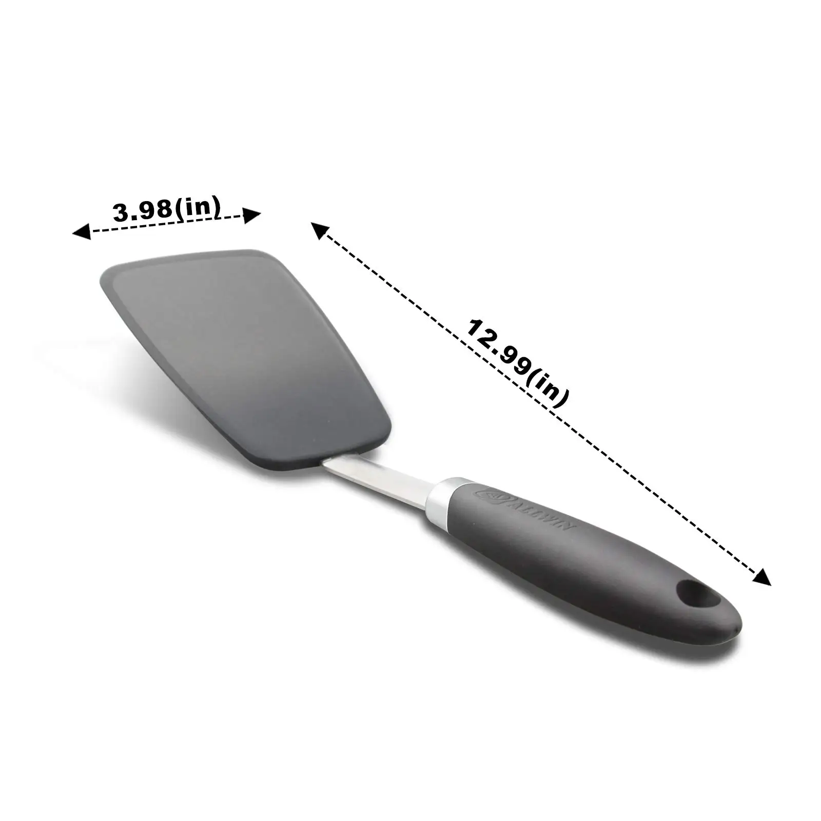 13in Flexible Silicone Spatula Heat Resistant Turner Non-Stick Cooking Shovel Good Grip Steak Turner For Flipping Frying Pancake