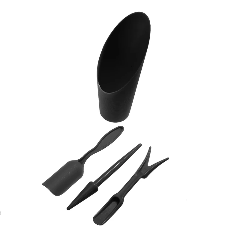 4pcs/set, Plastic Durable Bucket shovel Potted Cultivation cylinder MeatPlant soil shovel Garden Tools Mini Garden Planting Tool
