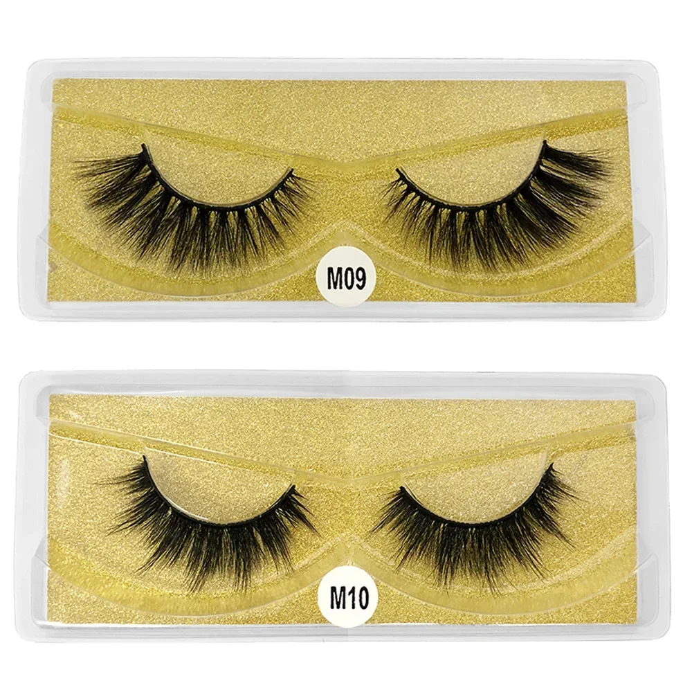 30 Pairs 3d Mink Lashes Natural Mink Eyelashes Wholesale False Eyelash Makeup Thick Fake Lash In Bulk