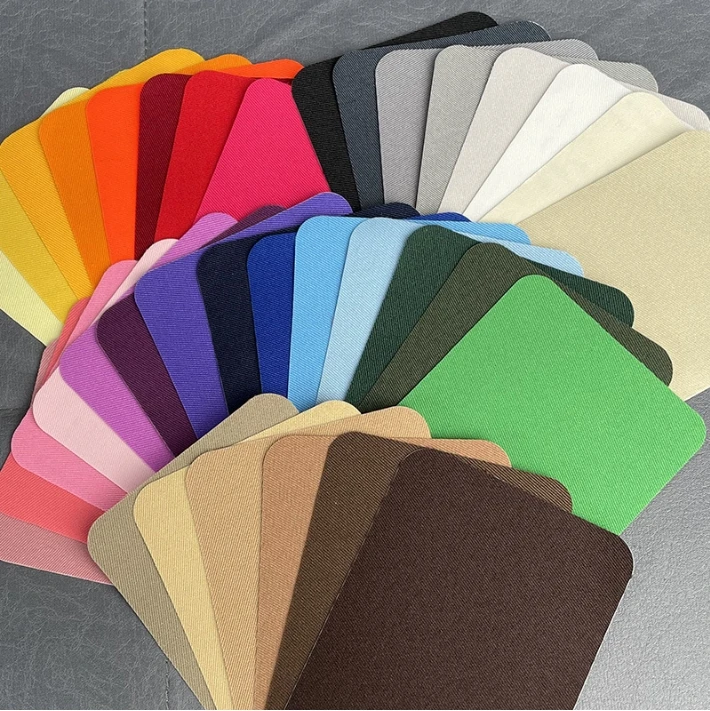4pcs/lot Fabric Iron-on Patches 12.5x9.5cm Sewing on Patches Iron on Strong Glue Cotton Patch for Clothes DIY Jean Repair Decor