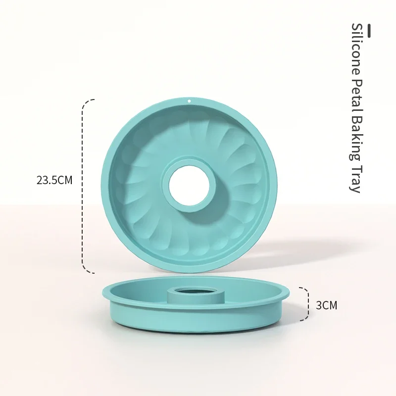 Silicone Cake Pan High Temperature Resistant Baking Mold Nonstick Jelly Cake Tray Reusable Pastry Mold Kitchen Baking Tools