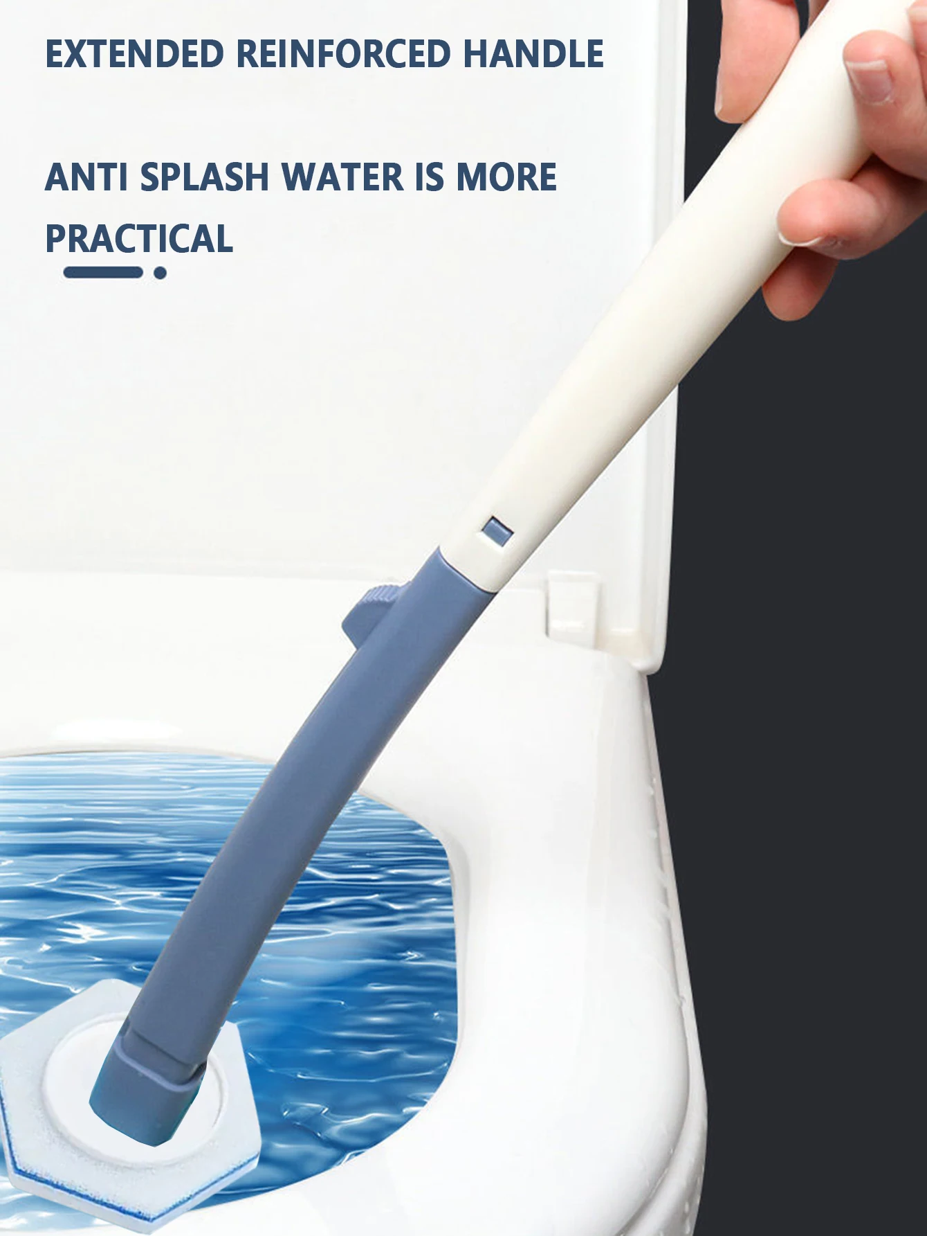 Disposable Toilet Disposable Toilet Cleaning Wand Refills, Disposable Toilet Cleaning Wand Heads BrushCompatible With Much Wands