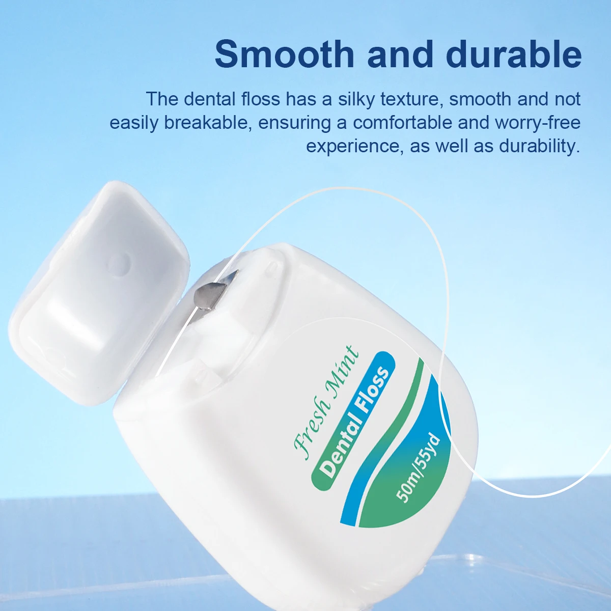 6pcs Mint Roll Dental Floss for Removing Plaque and Food Residues - Oral Cleansing - Multi Care Oral Care - Fine Thread Safety D