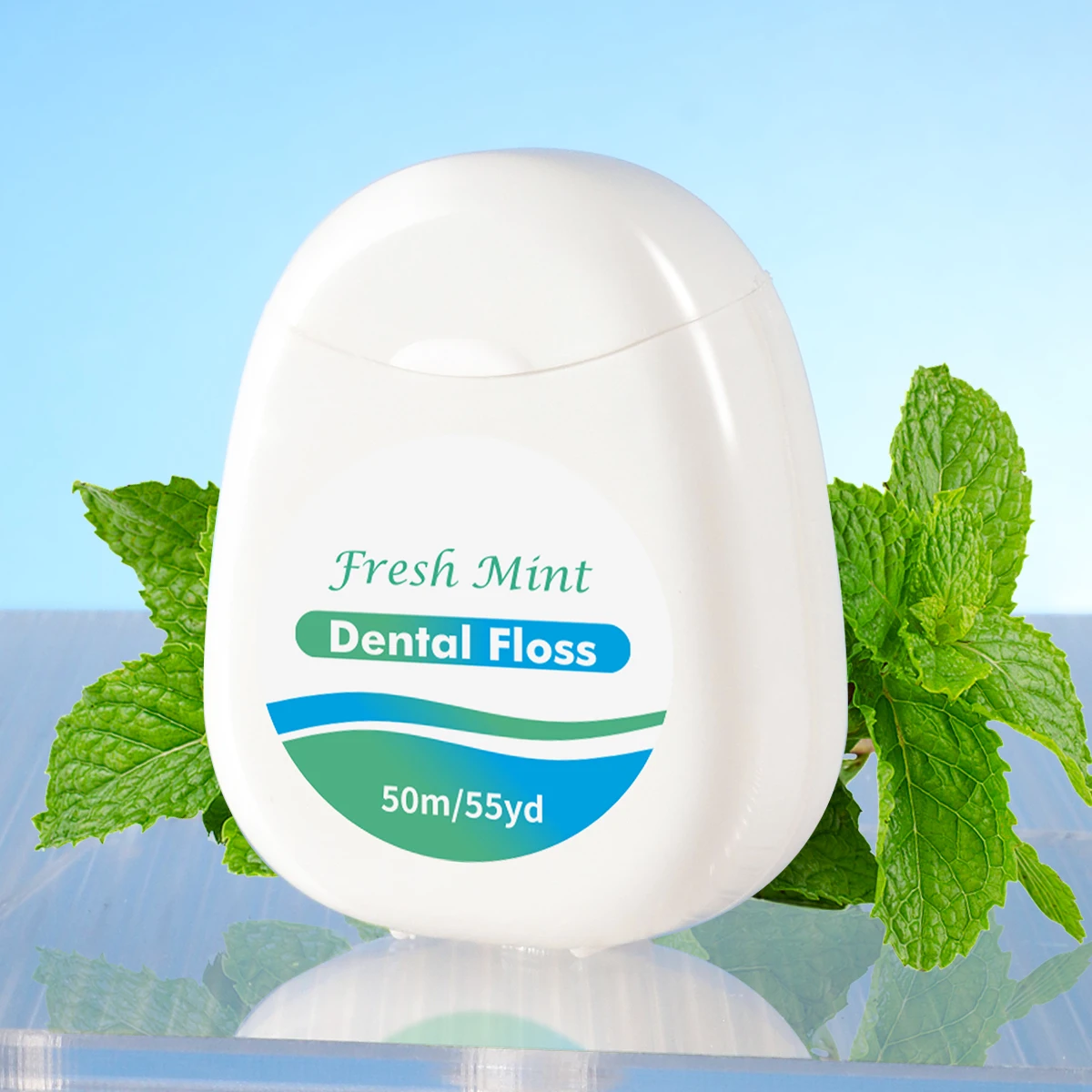 6pcs Mint Roll Dental Floss for Removing Plaque and Food Residues - Oral Cleansing - Multi Care Oral Care - Fine Thread Safety D