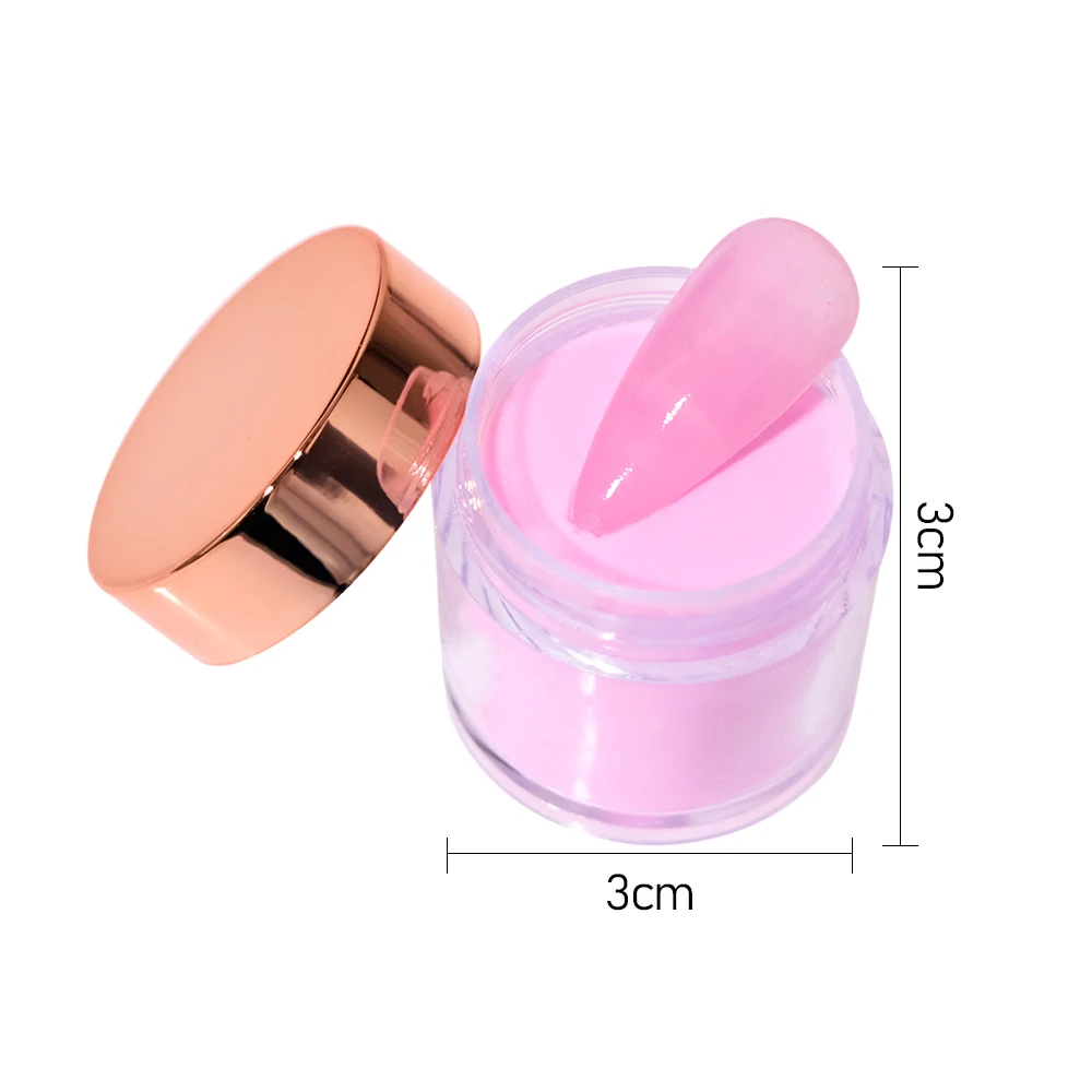 12Color Nude Pink 3In1 Professional Acrylic Powder Set 12Jar Dip & Acrylic Nail Extensions Structure Dust Acrylic Powders 10g