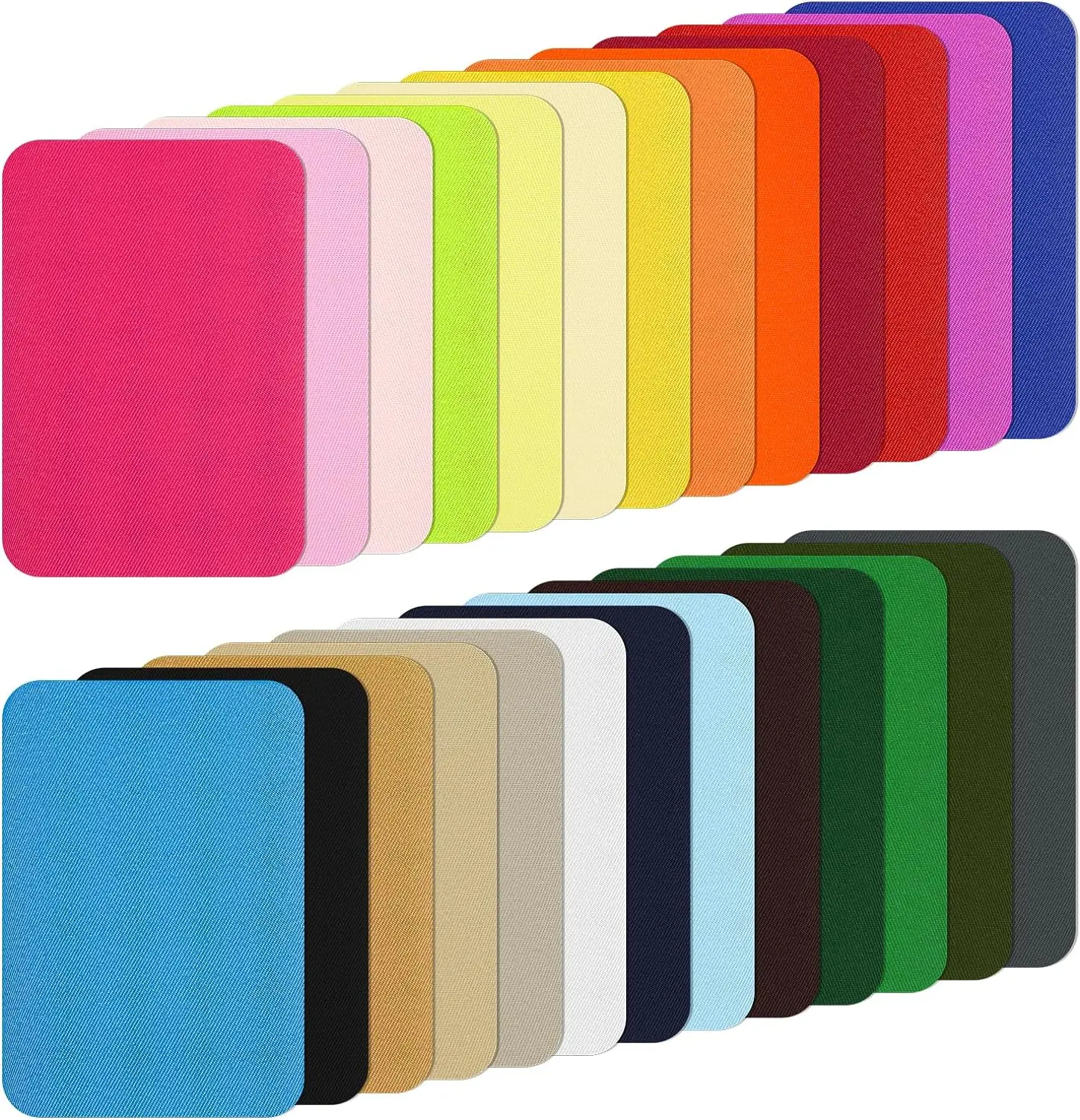 4Pcs Iron on Patches for Clothing Repair Multi-Colored Fabric Patches for Jeans and Clothings Repair and Quality Ironon Patches