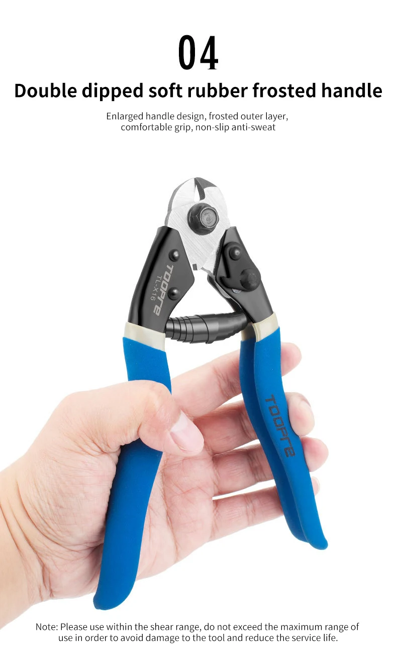 TOOPRE Mountain Bicycle Line Pliers Bicycle Cutting Pliers Brake Variable Speed Line Pipe Inner Wire Multi Functional Pliers