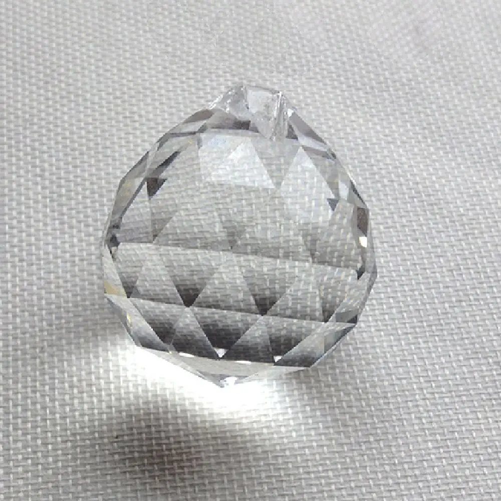 20/30/40/50mm Clear Crystal Ball Prism Sun Catcher Rainbow Pendant Maker Hanging Crystal Prism Lighting Bead Prisma Pendant