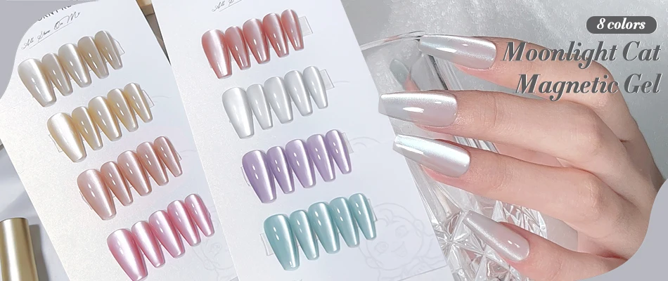 BORN PRETTY Metallic Painting Gel Nail Polish Chromes Gold Silver Metal Effect Super Bright Draw Line French Nail Gel 5ml