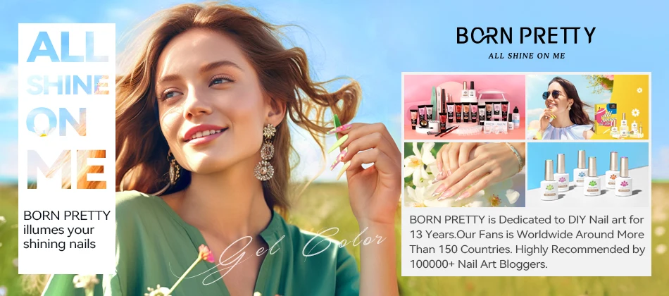 BORN PRETTY Metallic Painting Gel Nail Polish Chromes Gold Silver Metal Effect Super Bright Draw Line French Nail Gel 5ml