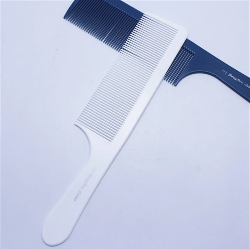 Barber Hair Combs Professional Flat Head Cutter Hairdressing Cutting Comb Haircut Hair Brushes Salon Hair Cutting Styling Tools