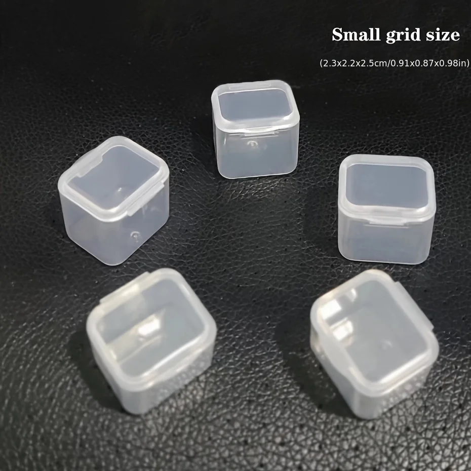 1 Set Of 28/56 Grids, DIY Diamond Painting Tool, Jewelry Nail Loose Bead Organizer, Independent Rice Bead Storage Container, Mul