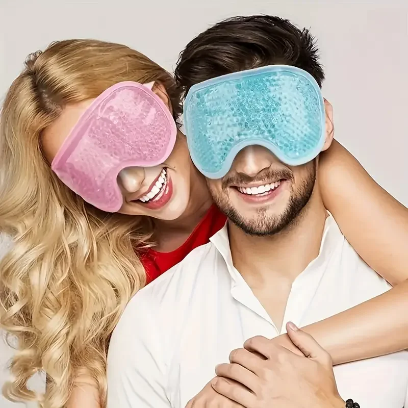 Reusable Cooling Eye Mask for Puffy Eyes, Migraine Relief, and Eye Fatigue - Gel Eye Mask with Cold Therapy and Eye Ice Pack