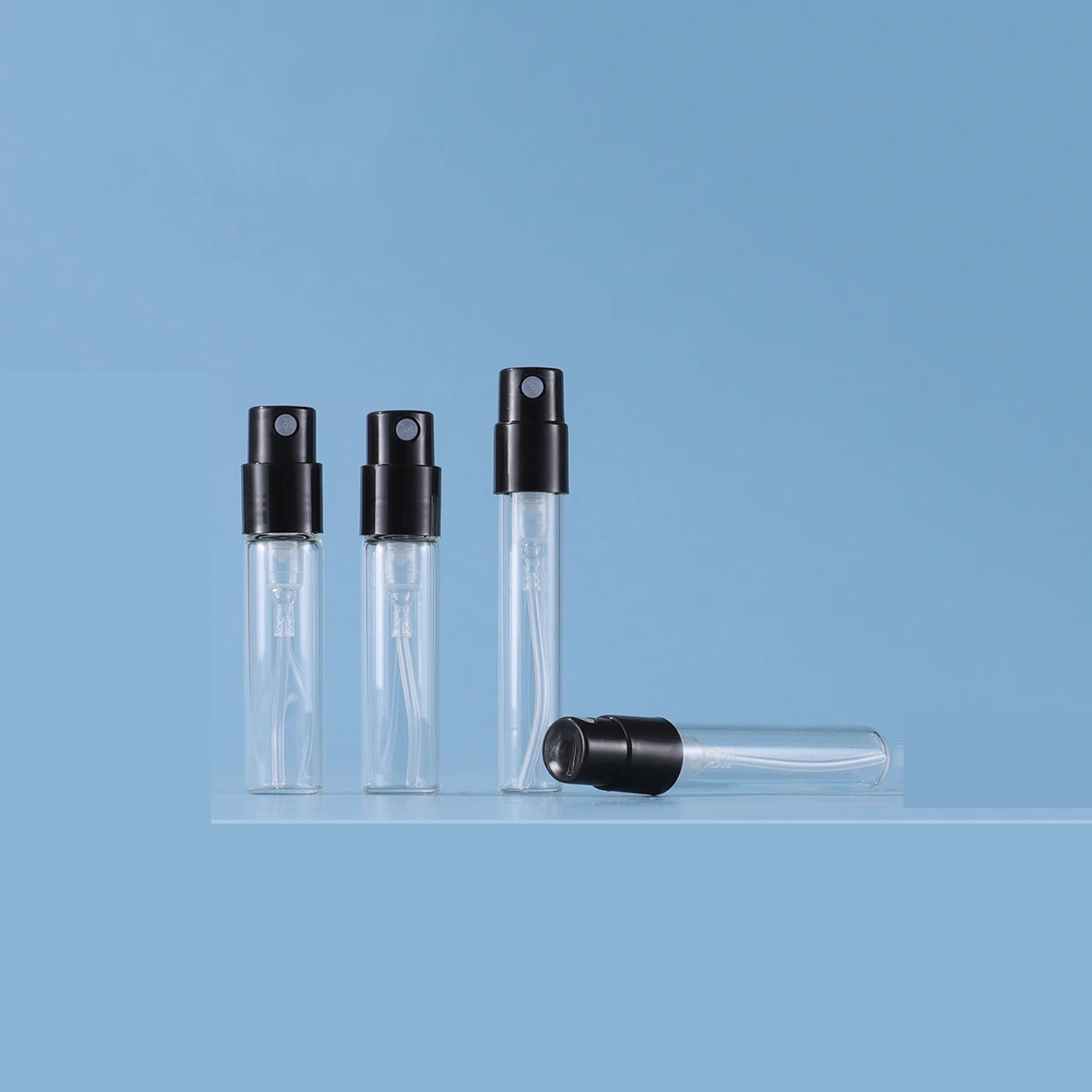 1X 10X 100x 1ml 1.5ml 2ml 2.5ml Mini Bayonet Glass Bottles Fragrance Sample Tester Perfume Spray Bottles Sample Mini Vials