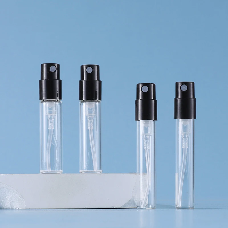 1X 10X 100x 1ml 1.5ml 2ml 2.5ml Mini Bayonet Glass Bottles Fragrance Sample Tester Perfume Spray Bottles Sample Mini Vials