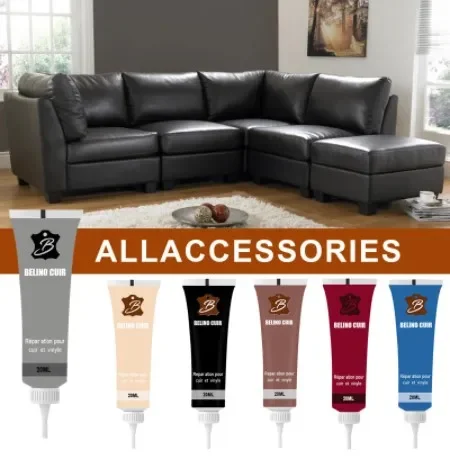 20ml Leather Repair Gel Complementary Colors Repair Scratches Cracks Car Seats Sofa Accessories Kit Home Household Cleaning