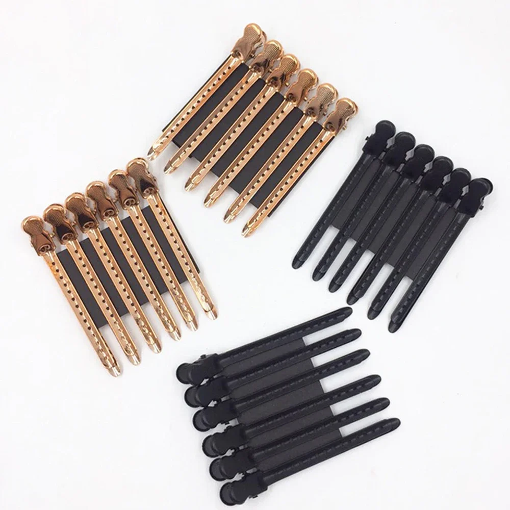 12pcs Alligator Hair Clips Hairdressing Clamps Claws Barber Sectioning Clip Crocodile Hairpin Hair Styling Tools pince cheveux
