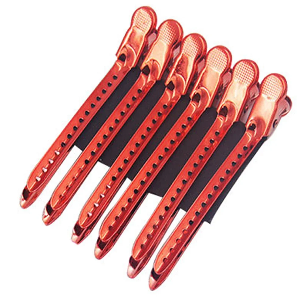 12pcs Alligator Hair Clips Hairdressing Clamps Claws Barber Sectioning Clip Crocodile Hairpin Hair Styling Tools pince cheveux