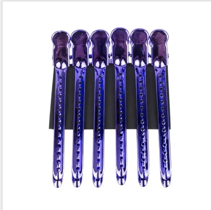 12pcs Alligator Hair Clips Hairdressing Clamps Claws Barber Sectioning Clip Crocodile Hairpin Hair Styling Tools pince cheveux